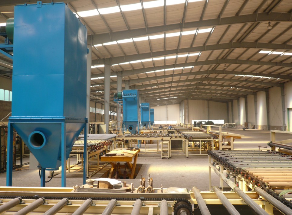 妖精视频网站在线看板生产线的除尘系统